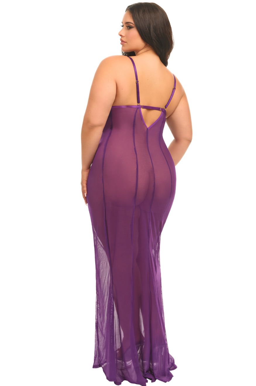 PLUM PROMISES GOWN