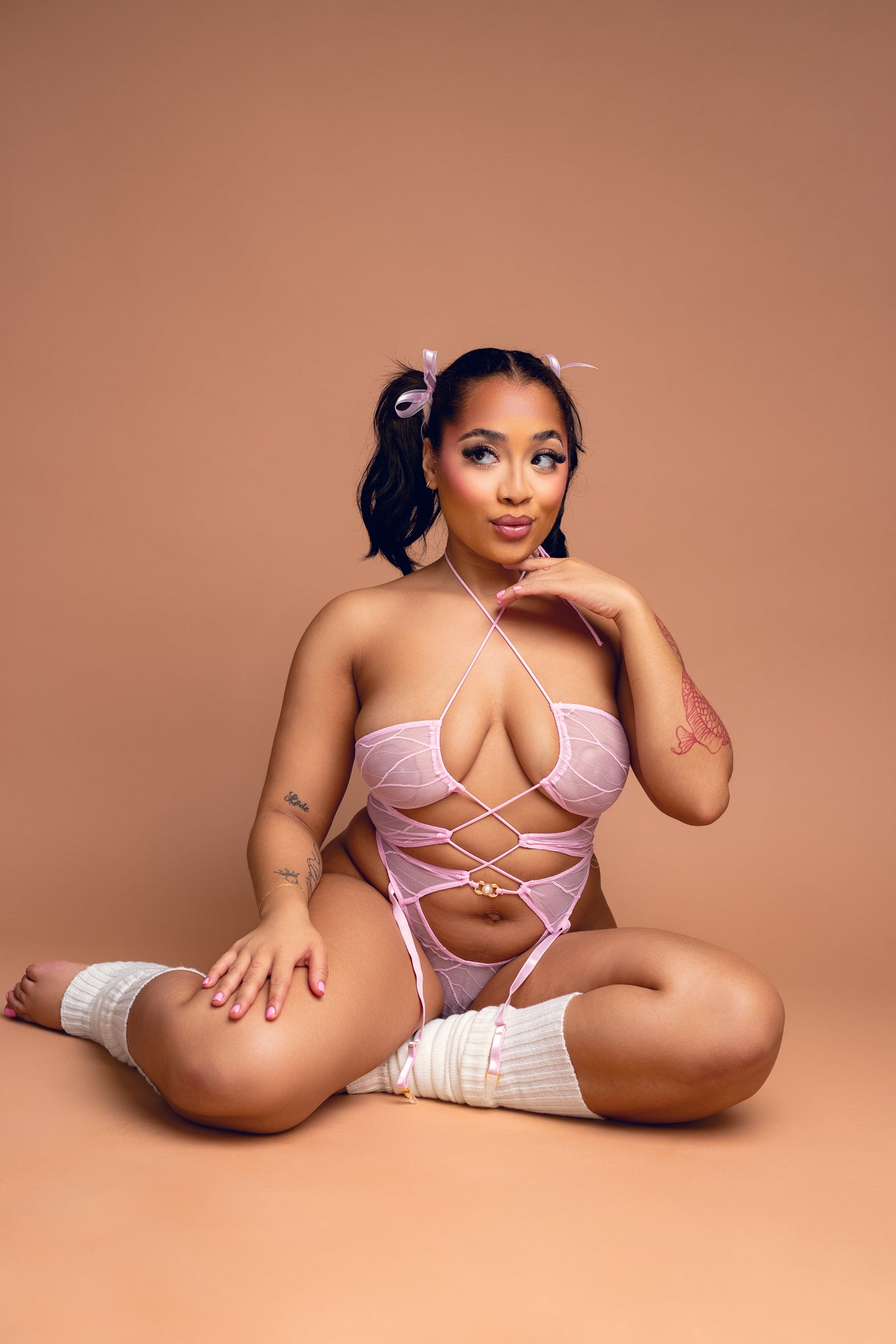 THE PINK BUTTERFLY EFFECT TEDDY